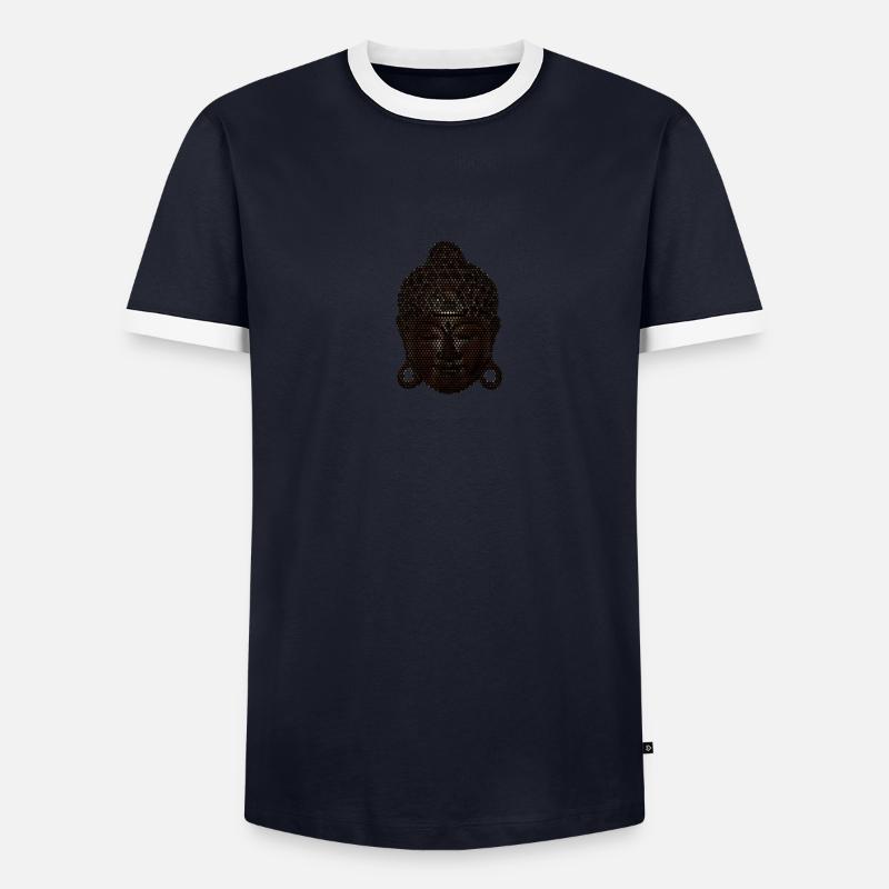Bouddha T-shirt contrasté Homme