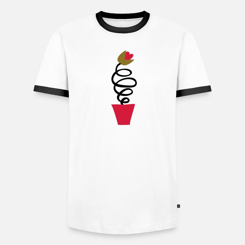 Dafty tulip from Holland Men's Ringer Shirt