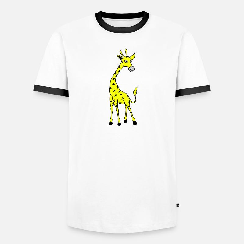 Giraffe 02 Men's Ringer Shirt