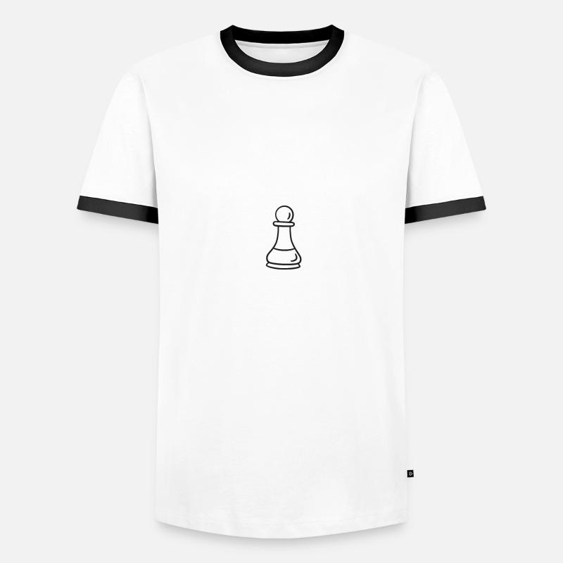 Cheat Cheating Chess Player Scandal Scam Men's Ringer Shirt