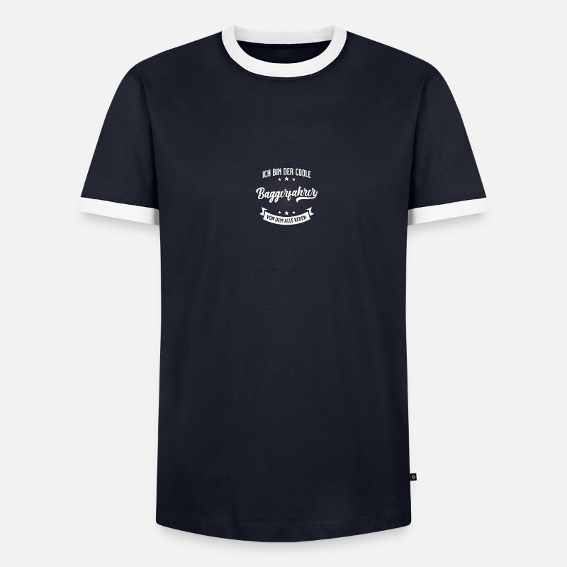 Baggerfahrer Geschenk Baggerführer Sprüche - Männer Kontrast-T-Shirt - undefined
