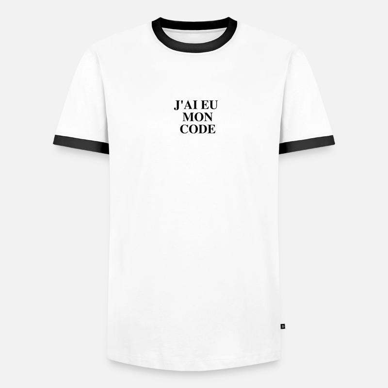 J'ai eu mon code T-shirt contrasté Homme