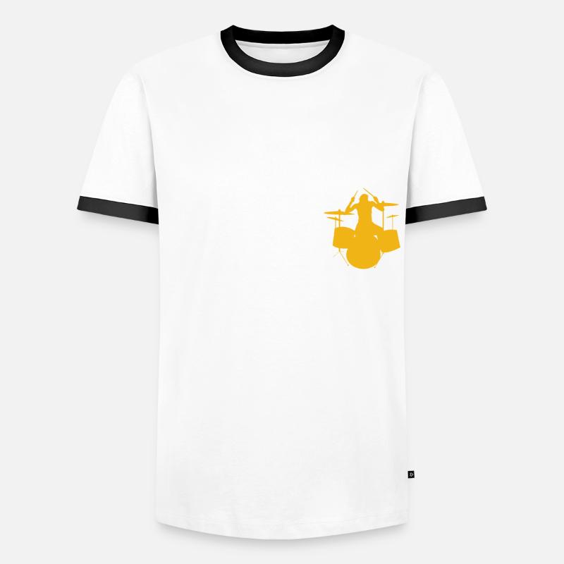 Batterie evolution T-shirt contrasté Homme