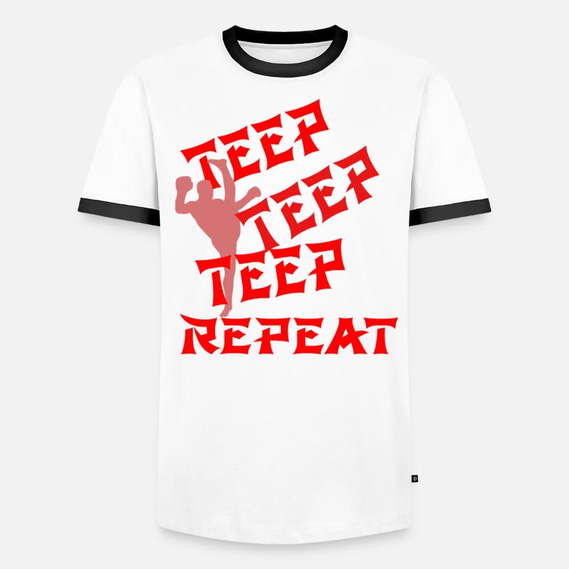 teep teep teep repeat 2 T-shirt contrasté Homme