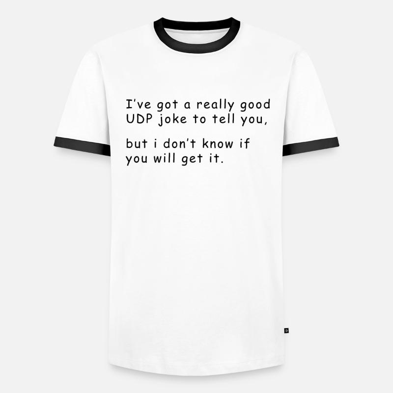 Informatiker Witz Männer Kontrast-T-Shirt