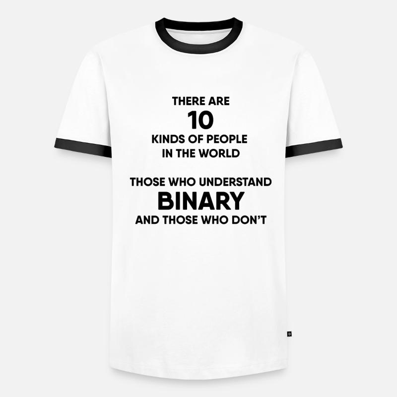 Programmer - Binary system Men's Ringer Shirt