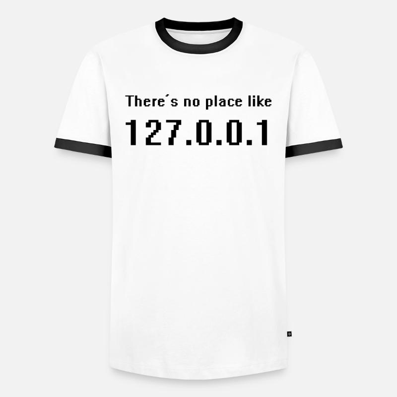 Sysadmin - Localhost 127.0.0.1 Men's Ringer Shirt