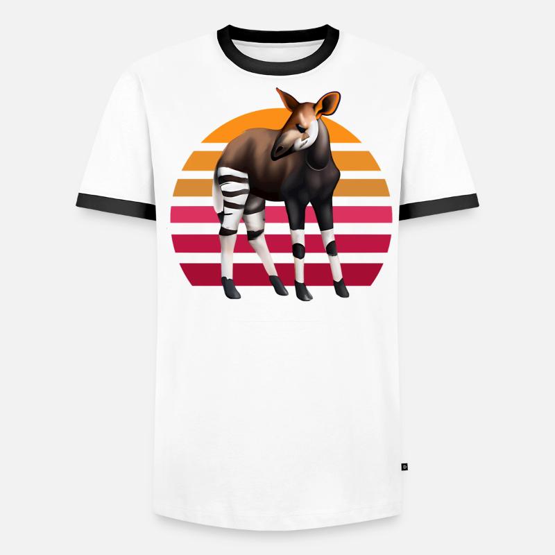 Okapi sucré T-shirt contrasté Homme