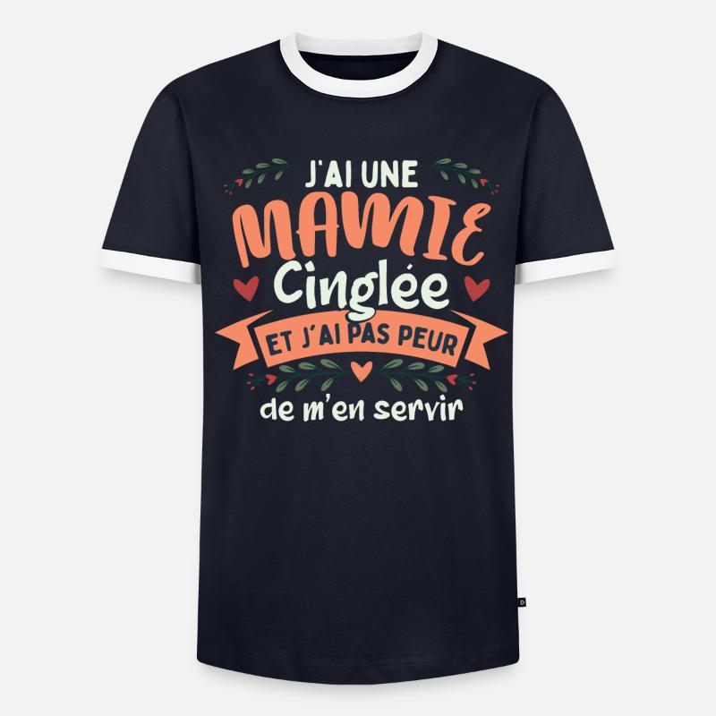 Mamie Cinglée T-shirt contrasté Homme
