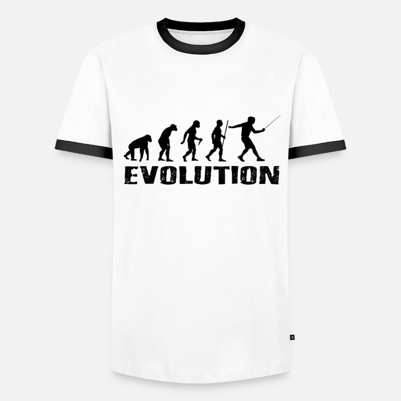 Evolution fencers fencing Men's Ringer Shirt