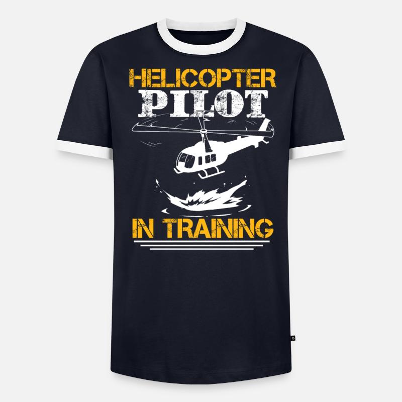 Helicopter Pilot In Training - Men's Ringer Shirt - undefined