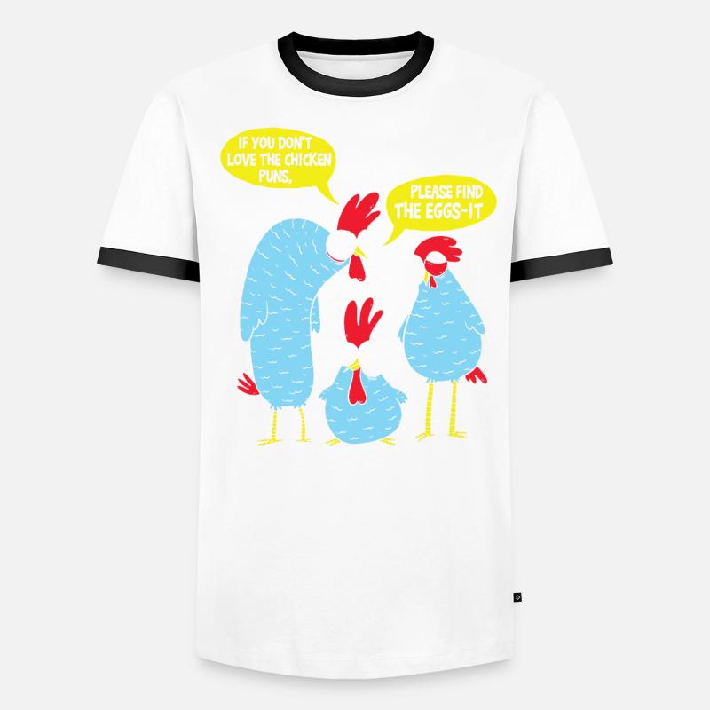 Chicken Puns Men's Ringer Shirt