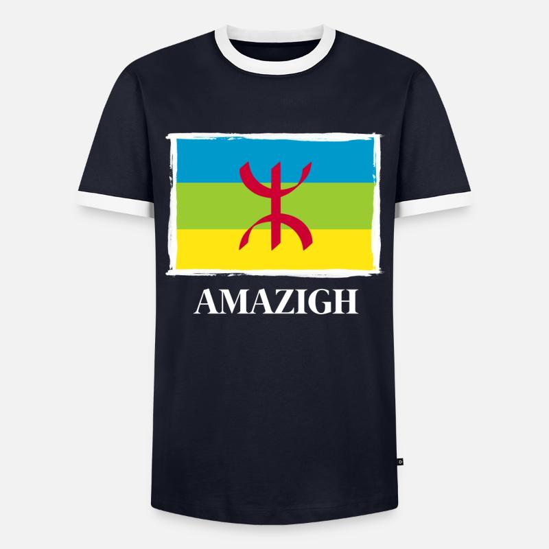 Amazigh - Männer Kontrast-T-Shirt - undefined