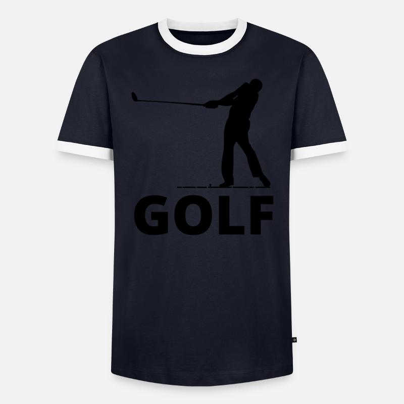 Le golf T-shirt contrasté Homme