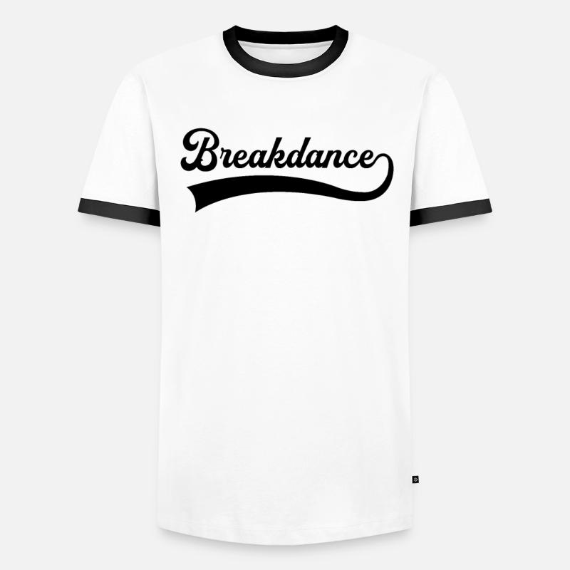 Lettrage breakdance T-shirt contrasté Homme