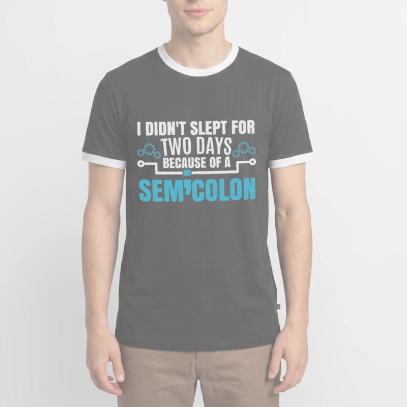 Codage de programmation de programmeur codeur amusant T-shirt contrasté Homme