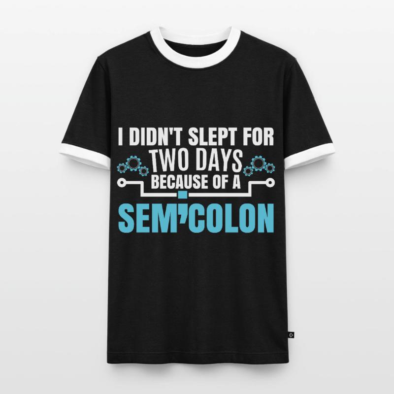 Codage de programmation de programmeur codeur amusant T-shirt contrasté Homme