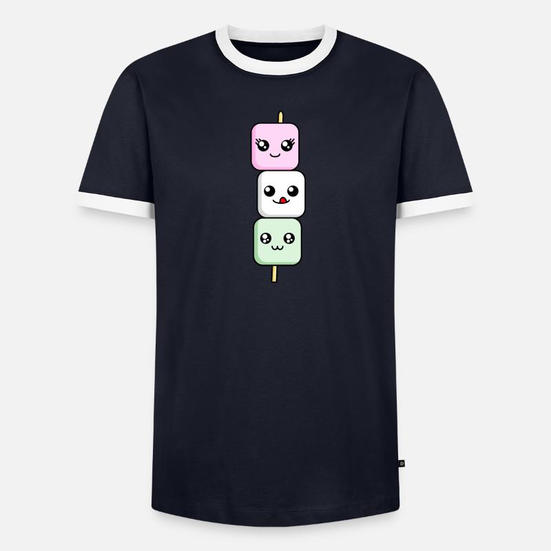 Brochette de Marshmallow T-shirt contrasté Homme