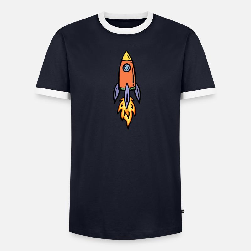 Fusée T-shirt contrasté Homme