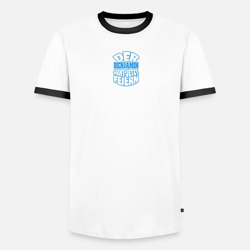 Benjamin Männer Kontrast-T-Shirt
