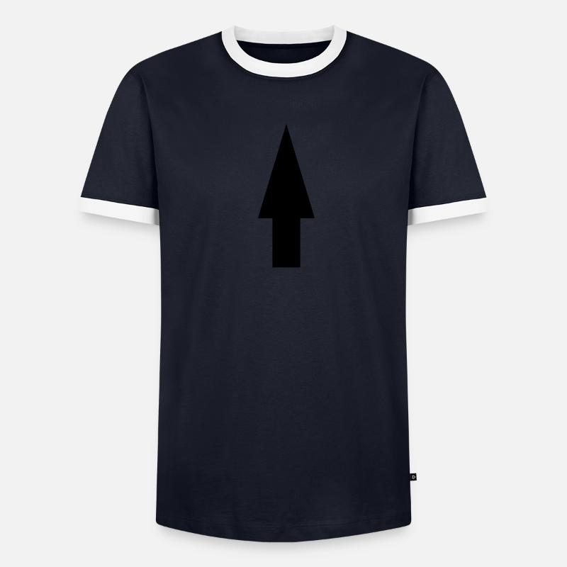 flèche T-shirt contrasté Homme