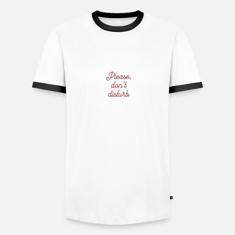 PLEASE DON'T DISTURB Men's Ringer Shirt