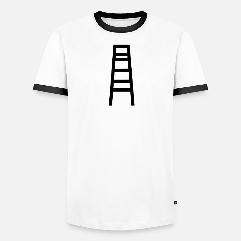 Leiter Männer Kontrast-T-Shirt