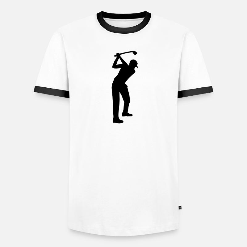Golf player Men's Ringer Shirt