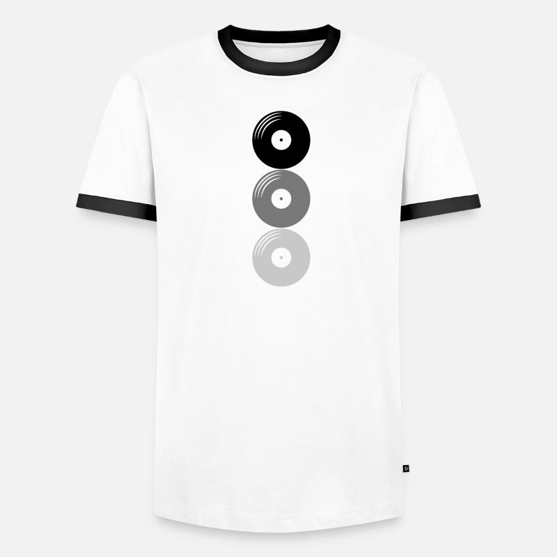 Disques 3 Vinyle T-shirt contrasté Homme
