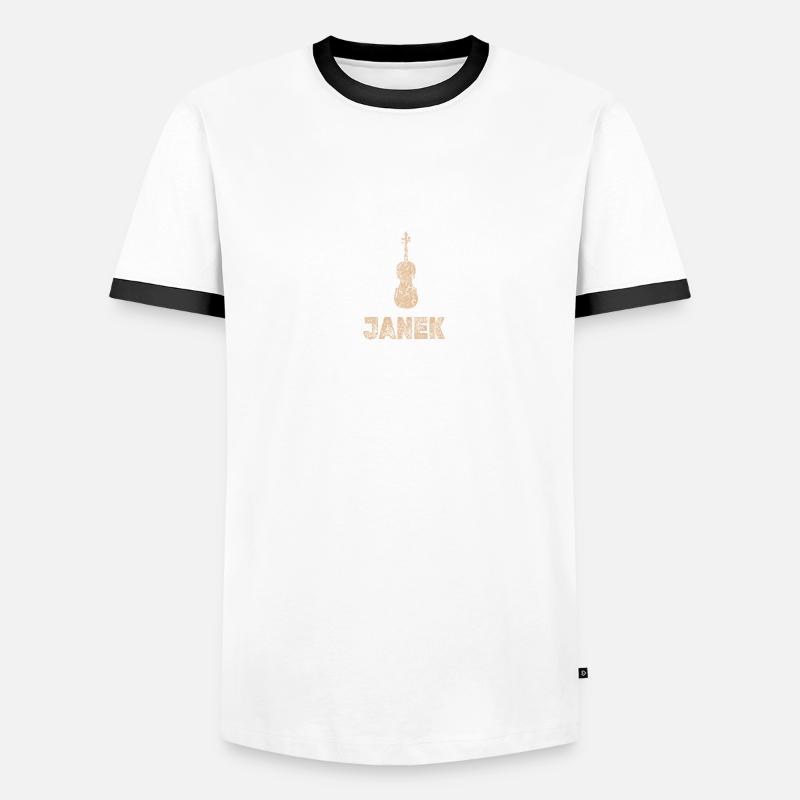 Janek als Bratsche Männer Kontrast-T-Shirt