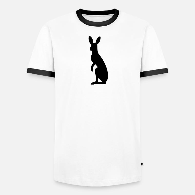 Känguru Männer Kontrast-T-Shirt