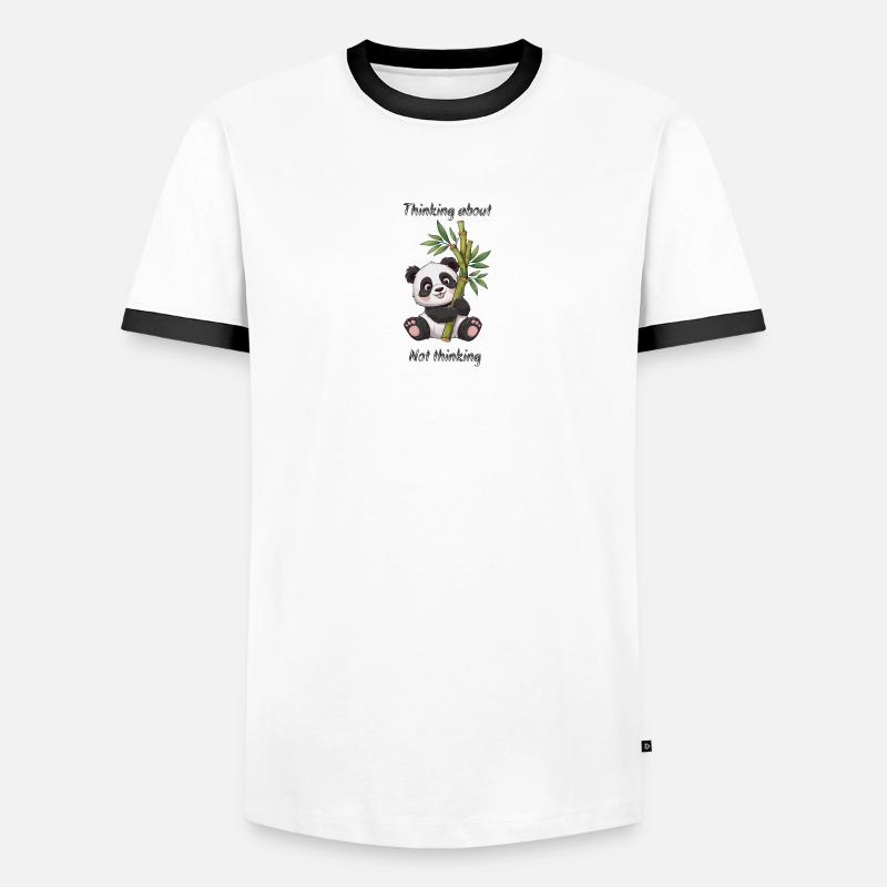 Thinking about not Thinking T-shirt contrasté Homme