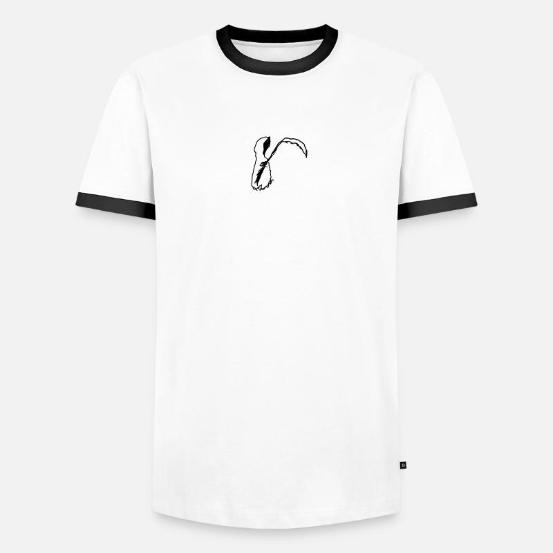 Faux T-shirt contrasté Homme