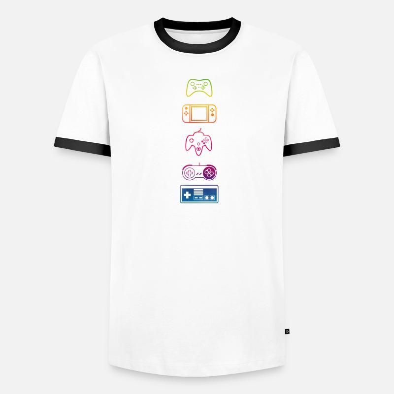 Classic Gaming controllers Men's Ringer Shirt