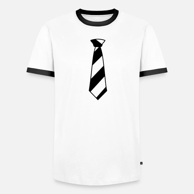 Binden Männer Kontrast-T-Shirt