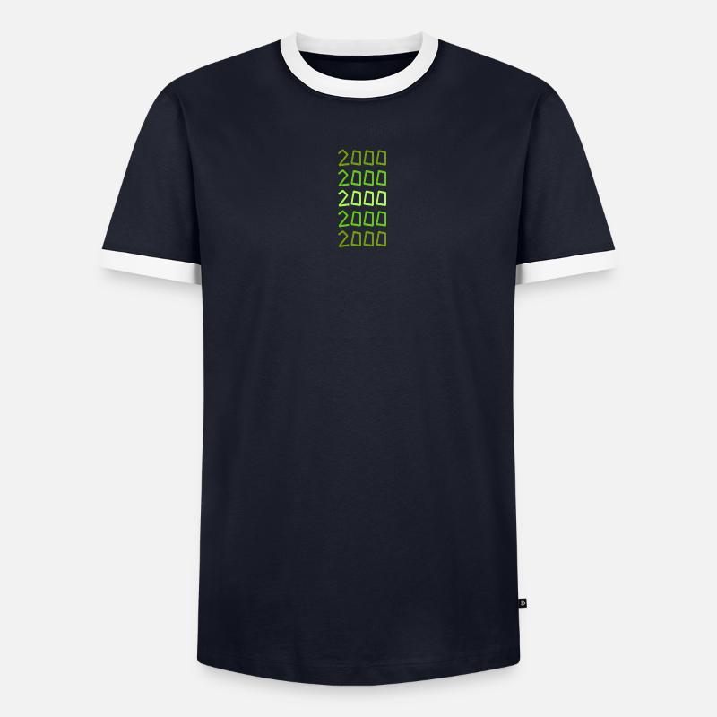 Année 2000 T-shirt contrasté Homme