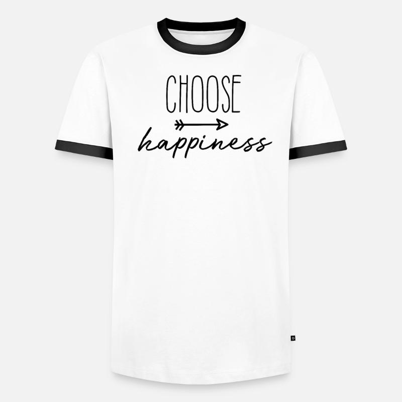 Make positive mindset decision Men's Ringer Shirt