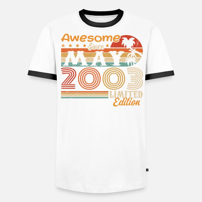 May 2003 - Year 2003 Anniversary - May 2003 Men's Ringer Shirt