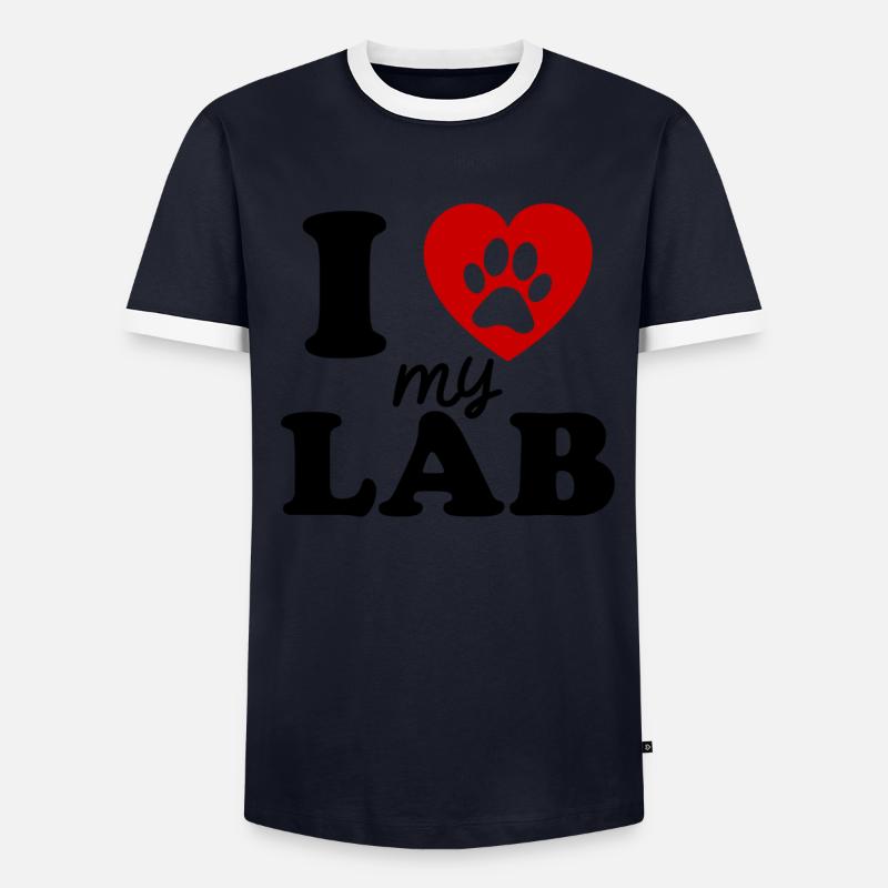 Labrador T-shirt contrasté Homme