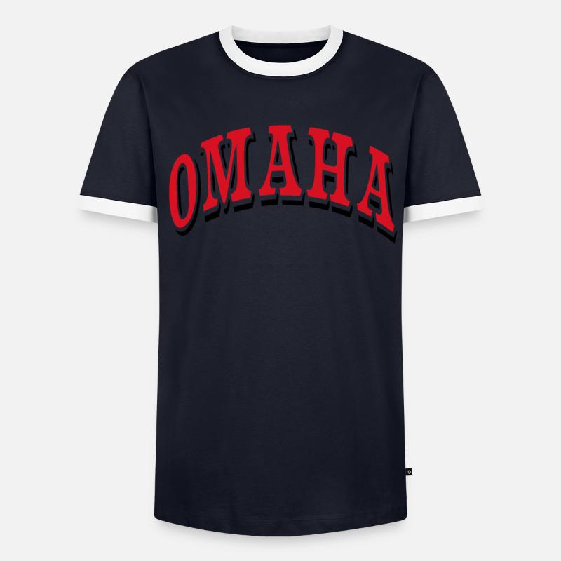 Omaha Männer Kontrast-T-Shirt