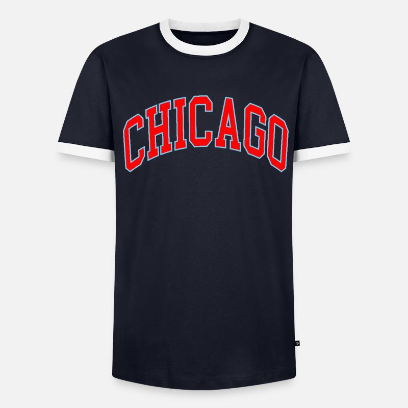 Chicago T-shirt contrasté Homme