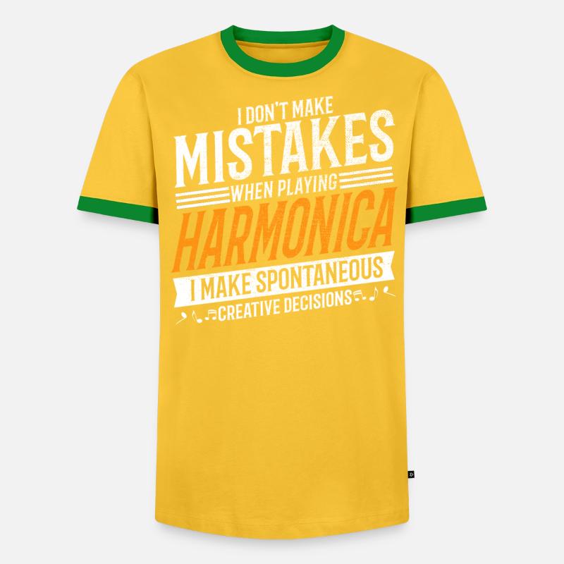 Harmonica Creative Harmonica Player - T-shirt contrasté Homme - undefined