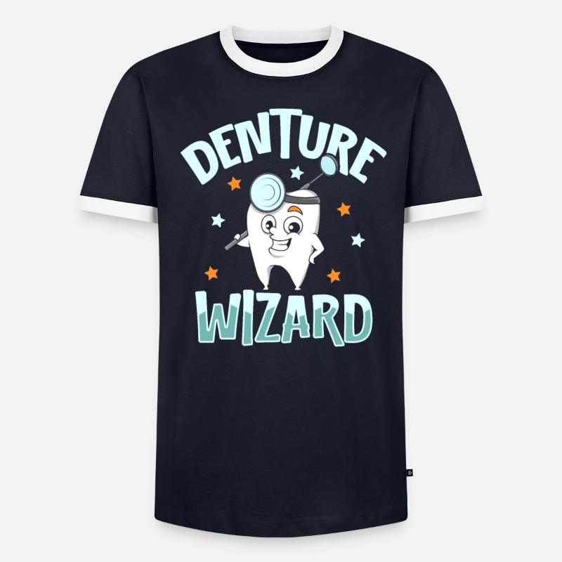 Dentition Wizard - Dentist - Men's Ringer Shirt - undefined