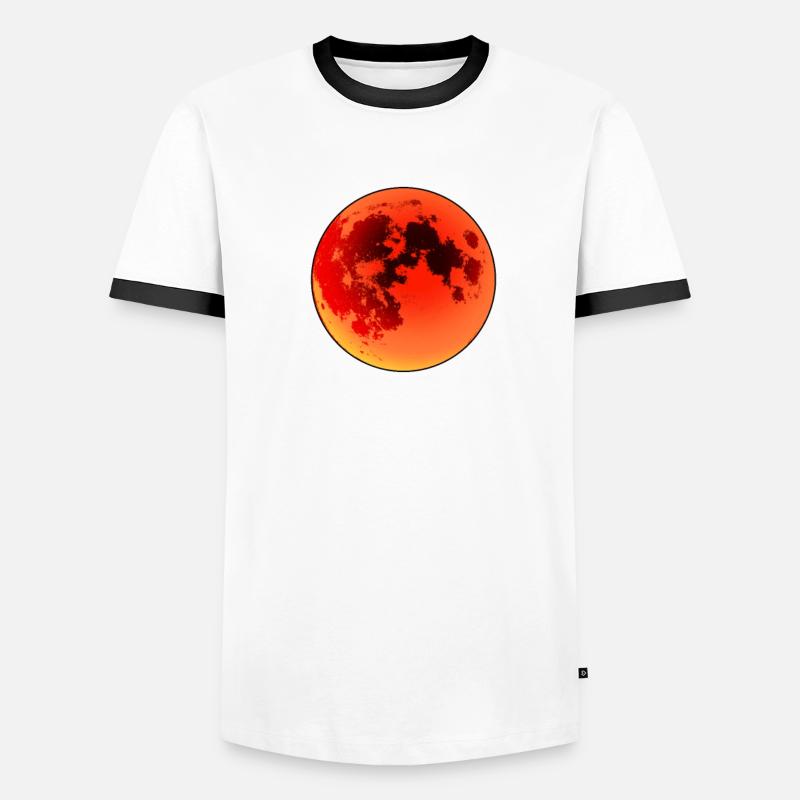 Lunar eclipse Men's Ringer Shirt
