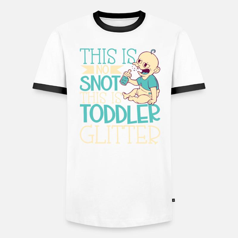 Ce n’est pas un Schnodder - assistante maternelle T-shirt contrasté Homme