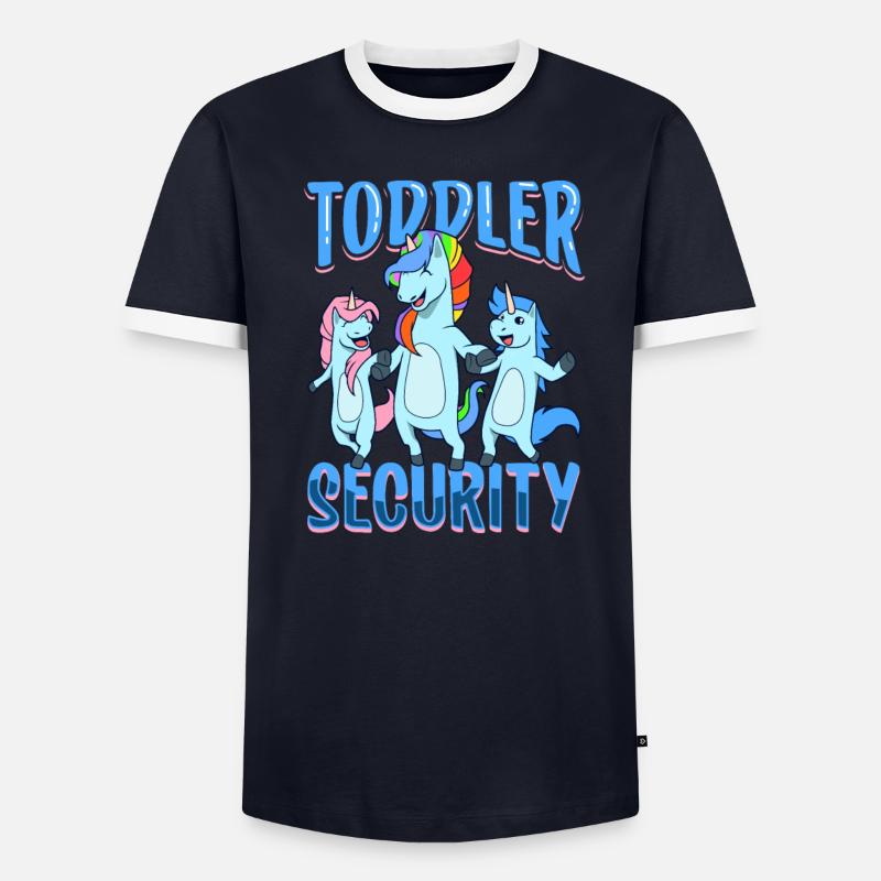 Toddler Security - Babysitter Men's Ringer Shirt