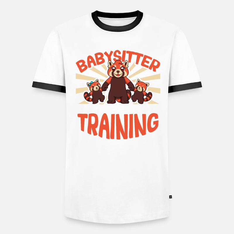 Babysitter in training - Babysitter Männer Kontrast-T-Shirt