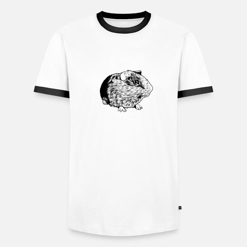 Propriétaire de cochon d’Inde - maman cochon d’Inde T-shirt contrasté Homme