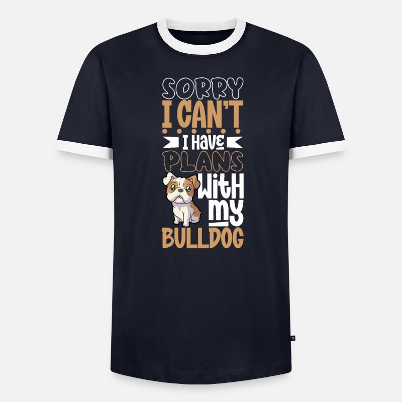 Projets avec mon bouledogue T-shirt contrasté Homme