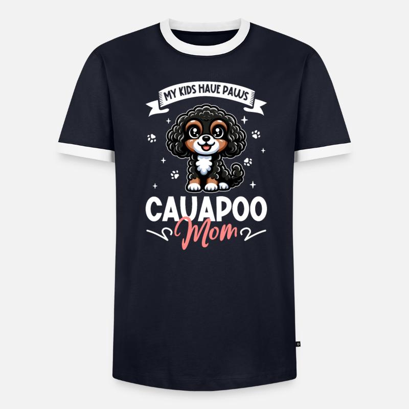 Cavapoo Mom - Men's Ringer Shirt - undefined